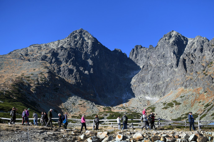 A légimentők hoztak le két, a Magas-Tátrában rekedt magyar turistát