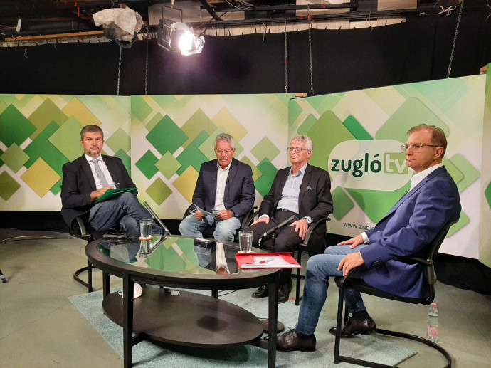 Előválasztási vita a Zugló Tv-ben – Fotó: Tóth Csaba Facebook-oldala
