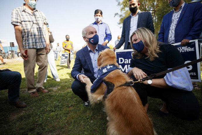O'Toole egy kampányeseményen 2021. szeptember 18-án – Fotó: Cole Burston / Getty Images / AFP