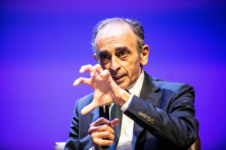 Eric Zemmour egyik könyvbemutatóján – Fotó: Camile Dodet/Hans Lucas/AFP