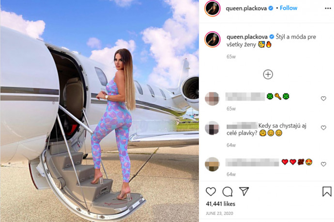 Őrizetbe vették a Ferrarival és magángéppel menőző szlovák Insta-királynőt