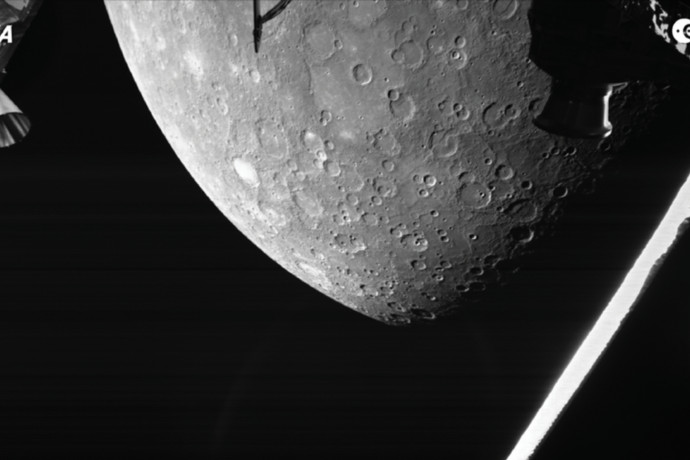 Lenyűgöző a Merkúr a BepiColombo űrszonda első felvételén