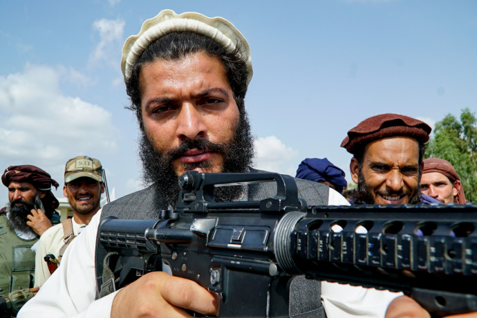 Our stop at a checkpoint in Afghanistan turned into a gun show