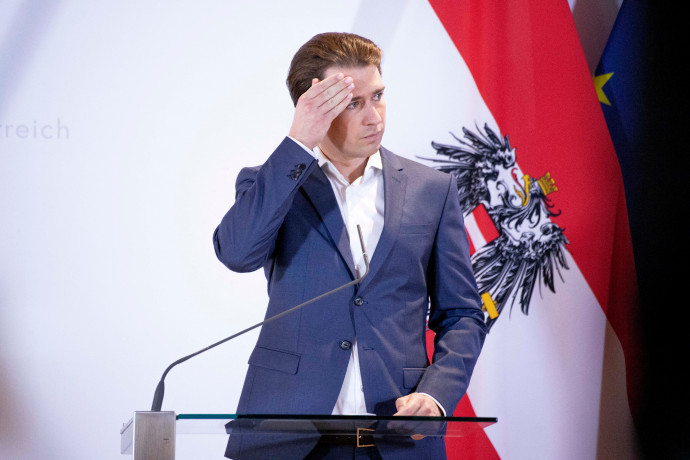 Razziát tartottak az osztrák kancellár hivatalában és pártja központjában