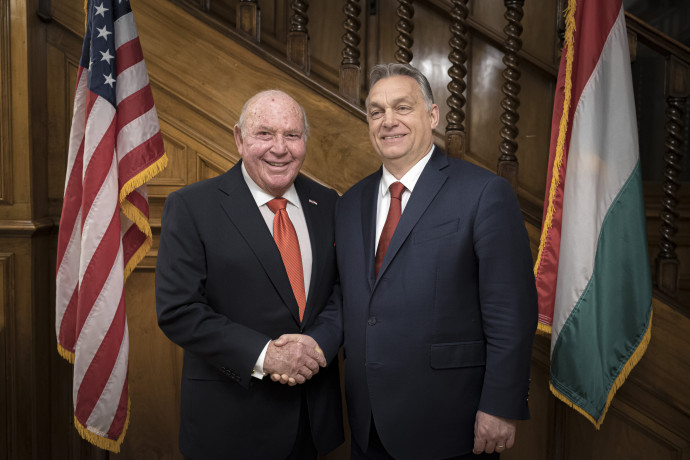 David Cornstein és Orbán Viktor találkozója még 2020 márciusában – Fotó: Benko Vivien / MIniszterelnöki Sajtóiroda / MTI