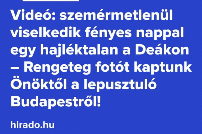 Végéhez ért a közmédia sorozata, amelyben szerencsétlen sorsú embereket mutogatva szörnyülködtek Budapest állapotán