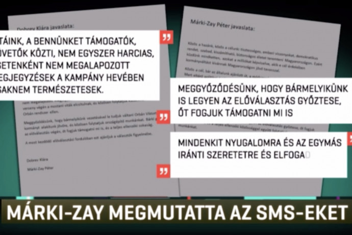 Ezeken a mondatokon csúszott félre pontosan Dobrev Klára és Márki-Zay Péter közös nyilatkozata