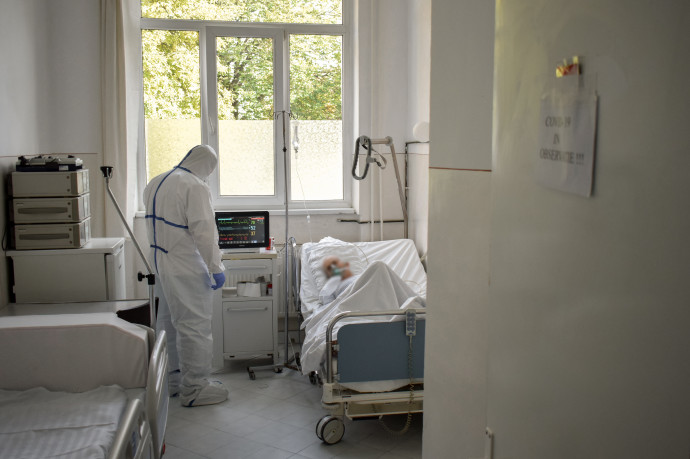 A Kézdivásárhelyi Városi Kórház Covid-osztálya – Fotó: Tőkés Hunor / Transindex