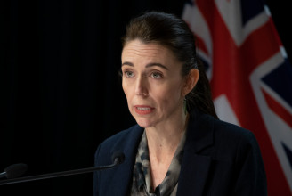 Rövid földrengés szakította meg az új-zélandi miniszterelnök sajtótájékoztatóját