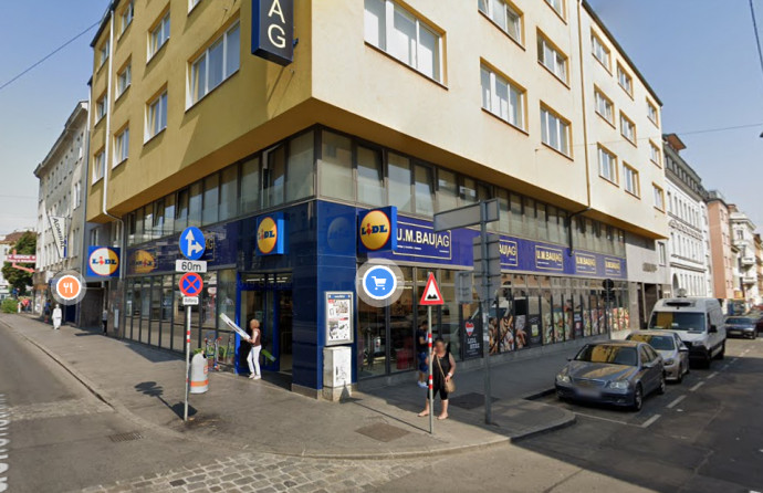 Lild üzlet Bécsben. Fotó: Google/Streetview