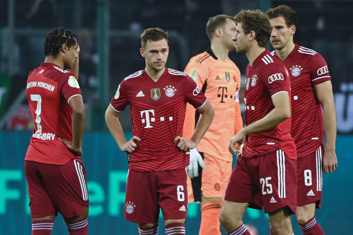 Történelmi Bayern-vereség: 5-0-ra kaptak ki a Gladbachtól a Német Kupában