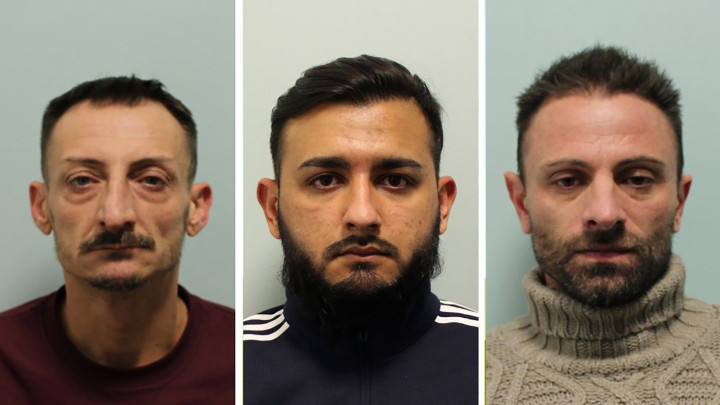 Alessandro Maltese, Jugoslav Jovanovic és Alessandro Donati – Fotó: MET Police