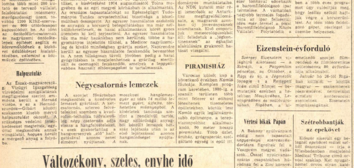 Forrás: Népszava, 1978. január 25. (106. évfolyam, 1-26. sz.) / Arcanum Digitális Tudománytár