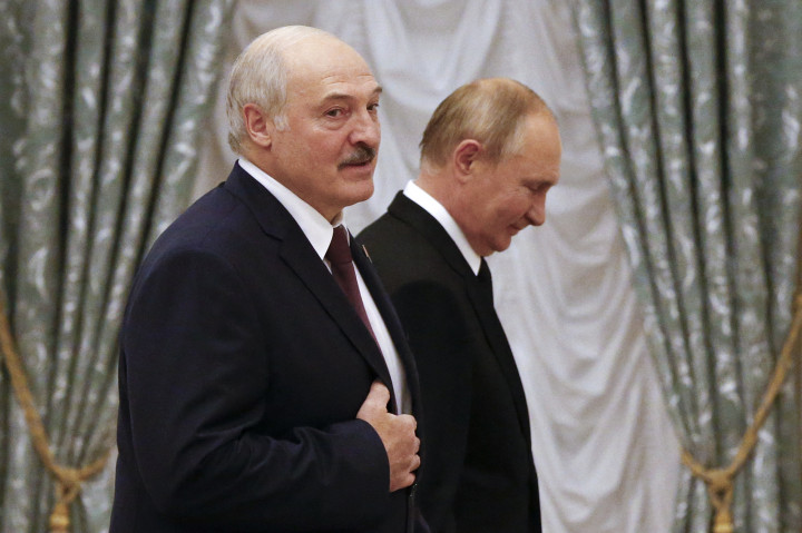 Lukasenko és Putyin 2021. szeptember 9-i találkozójukon – Fotó: Shamil Zhumatov / POOL / AFP