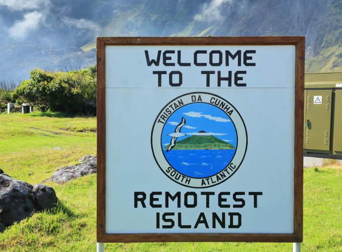 Tristan da Cunha szigete – Fotó: David Forman / Getty Images