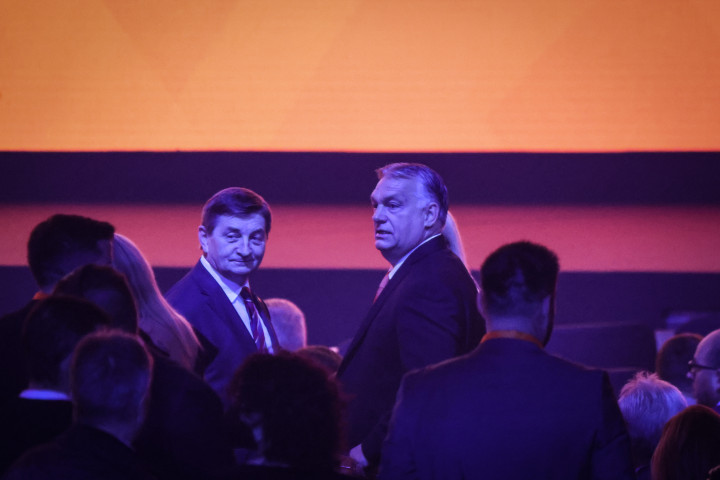 Orbán Viktor a Fidesz kongresszusán – Fotó: Huszti István / Telex