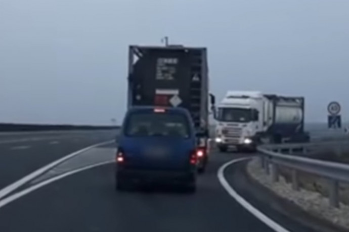 Most egy tartályos kamion sofőrjét kavarta meg az M30-as autópálya