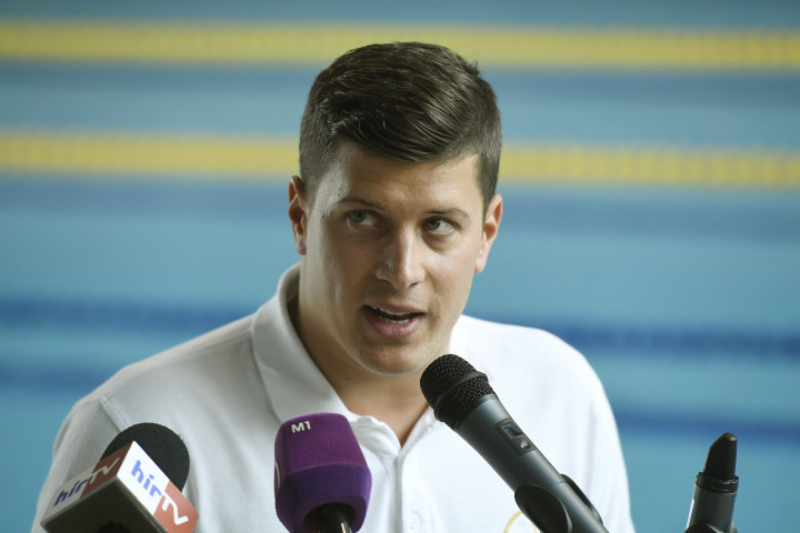 Gyurta Dániel a Komjádi uszodában 2018. március 27-én – Fotó: Koszticsák Szilárd / MTI