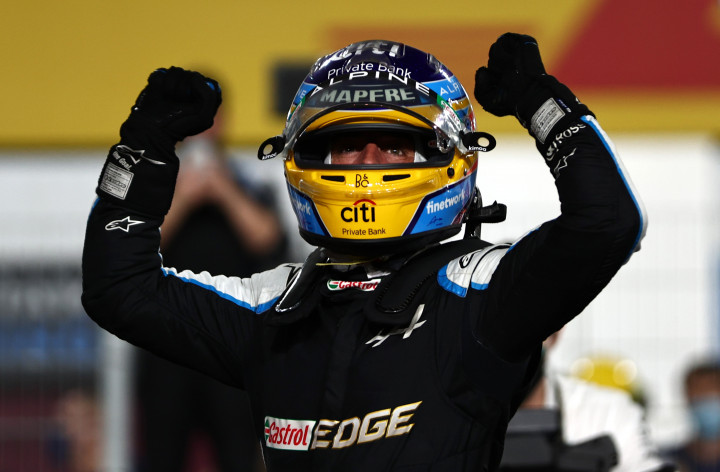 Fernando Alonso hét év után ért el dobogós helyezést az F1-ben – Fotó: Mark Thompson / Getty Images