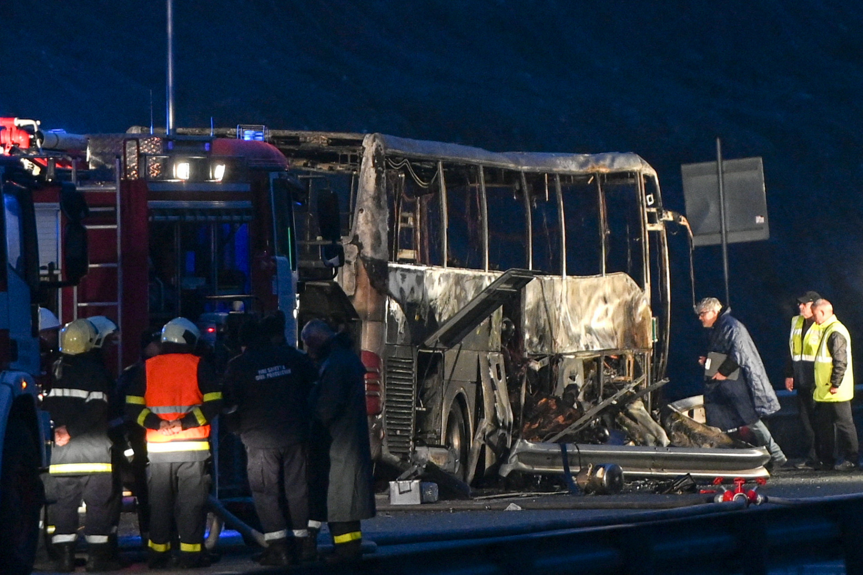 Negyvenöten meghaltak egy buszbalesetben Szófia és Blagoevgrad között