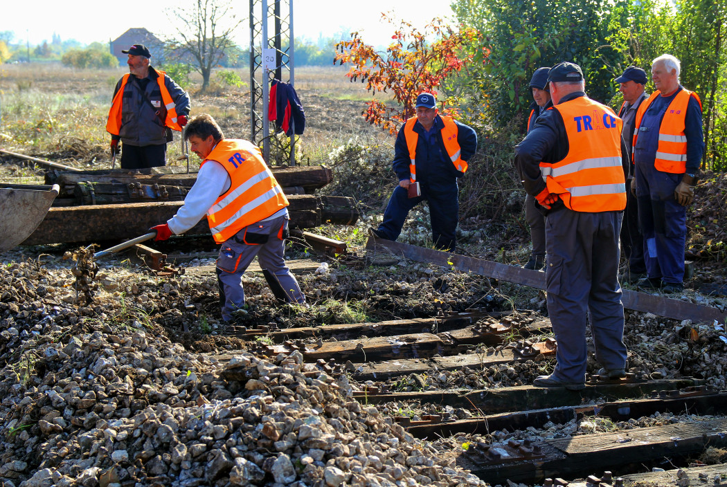 Munkások dolgoznak Belotinac falu határában – Fotó: Kálmán Attila / Investigate Europe