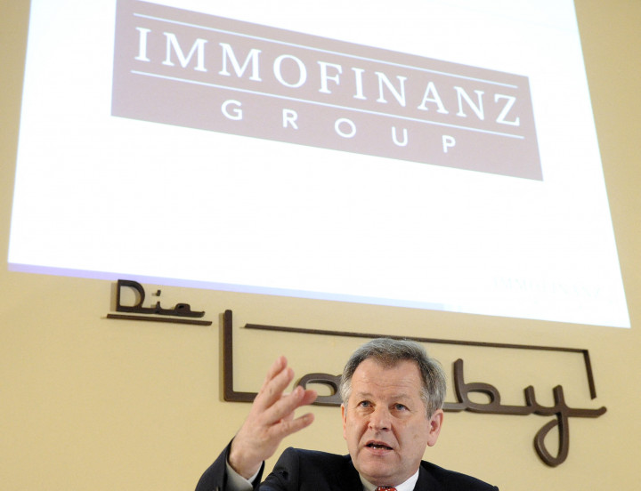 Eduard Zehetner, az Immofinanz egykori vezetője egy 2010-es felvételen. Fotó: Helmut Fohringer / AFP