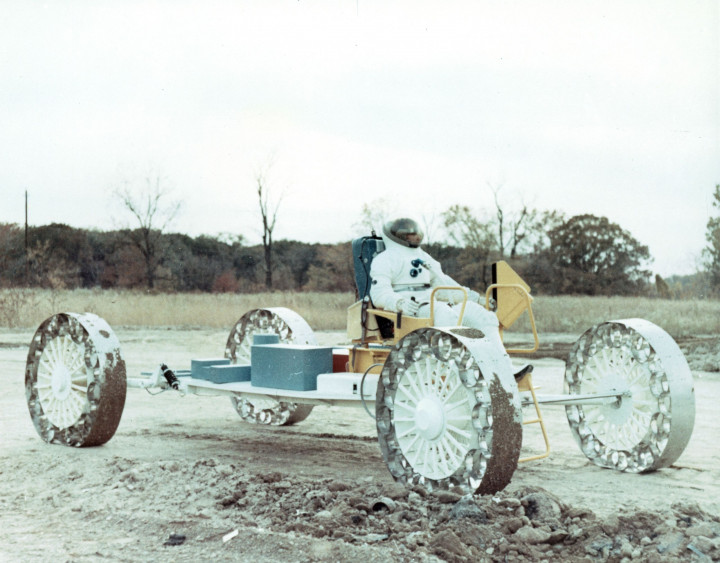 Egy korai prototípus tesztelése – Fotó: NASA