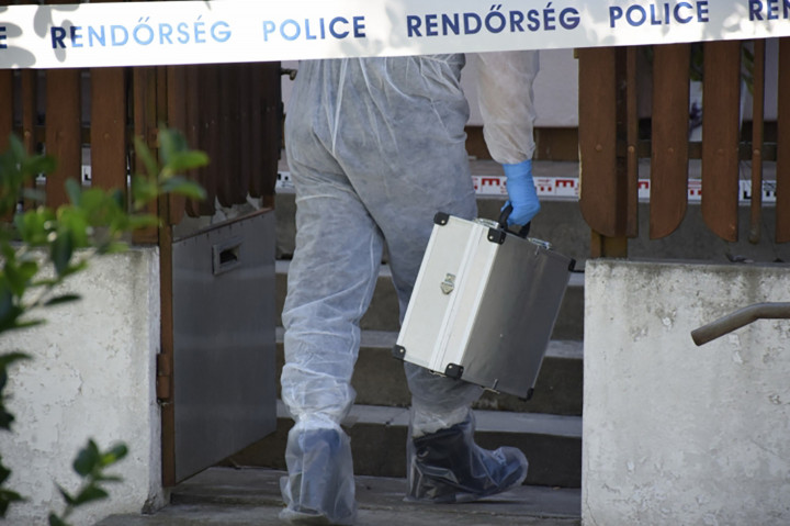 A rendőrség a helyszíneléskor készült fotója – Fotó: police.hu