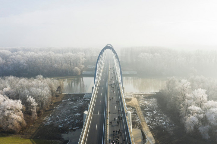Az új Tiszaugi híd – Forrás: NIF Zrt.