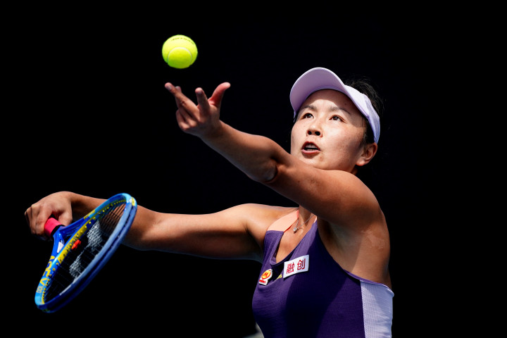 Peng Suaj még 2020 januárjában az Australian Openen – Fotó: Kim Hong-Ji / Reuters