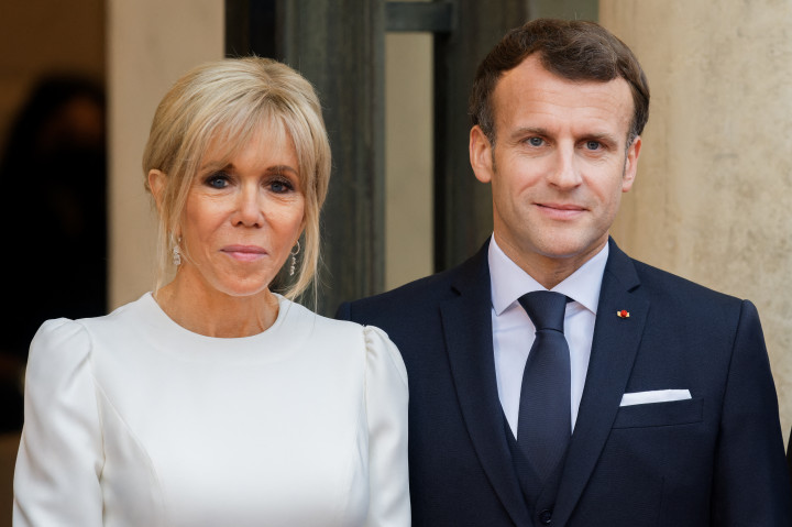 Brigitte és Emmanuel Macron 2021. július 12-én, Párizsban – Fotó: DANIEL PIER / NURPHOTO / NURPHOTO VIA AFP