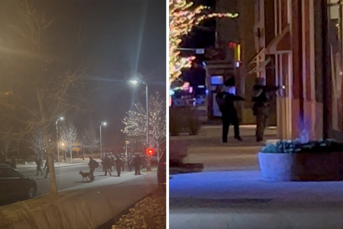 Lakewoodban a támadó tűzharcba keveredett a rendőrséggel, a felvételek a rendőri akció során készültek – Forrás: Reuters