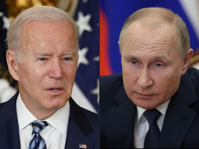 Joe Biden és Vlagyimir Putyin – Fotó: MANDEL NGAN, MIKHAIL METZEL / AFP / SPUTNIK