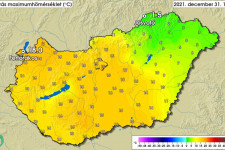 Megdőlt a szilveszteri melegrekord Magyarországon