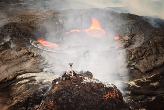 Vulkánkráterbe esett egy látogató Hawaiin