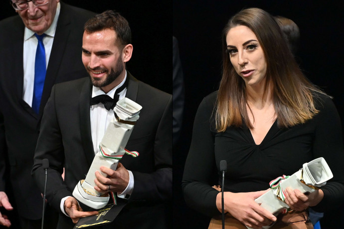Szilágyi Áron és Csipes Tamara 2021 magyar sportolói