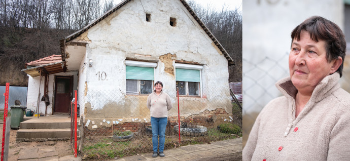 Margit 11 éve él Ágon, iskolás fiával. 15 éves vaskályháját cserélték most le © Habitat for Humanity Magyarország / Csátich Renátó