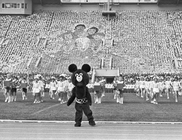 Az 1980-as moszkvai olimpia megnyitója – Fotó: Vladimir Fedorenko / Sputnik / AFP