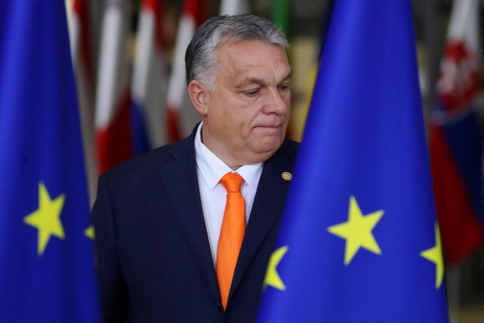Orbán Viktor miniszterelnök még 2019 decemberében Brüsszelben egy uniós csúcson – Fotó: Aris Oikonomou / AFP