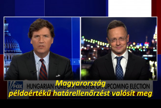 Carlson Szijjártónak: Az amerikai politikai elit jobban tart Magyarországtól, mint Kínától