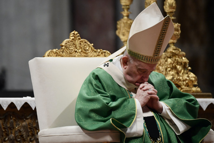 Egynapos békeimára szólította fel híveit Ferenc pápa Ukrajna iránti aggodalmát kifejezve