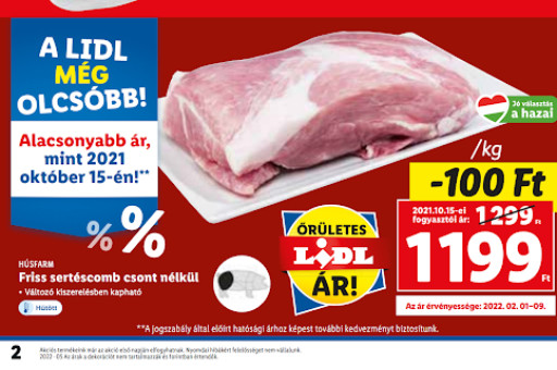 A Lidl akciósan kínálja a hatósági áras termékeket keddtől, és mennyiségi korlátozást vezetett be rájuk