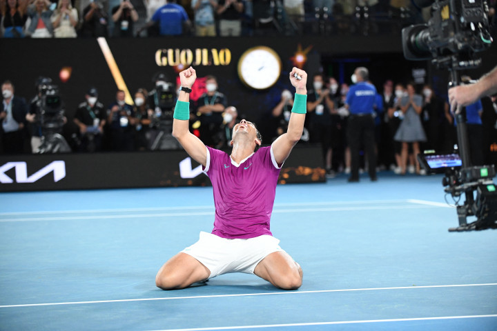Rafael Nadal kétszettes hátrányból nyerte meg a 2022-es Australian Opent – Fotó: Recep Sakar/Anadolou Agency/AFP