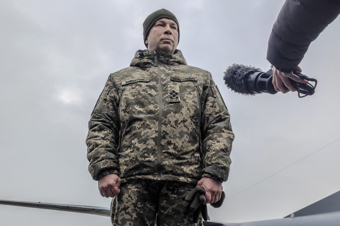  Olekszandr Szirszkij vezérezredes, az ukrán szárazföldi erők parancsnoka – Fotó: Nyilas Gergely / Telex