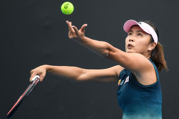 Peng Suaj tagadja, hogy szexuális erőszakot követtek volna el ellene – Fotó: WTA Immediate/AFP
