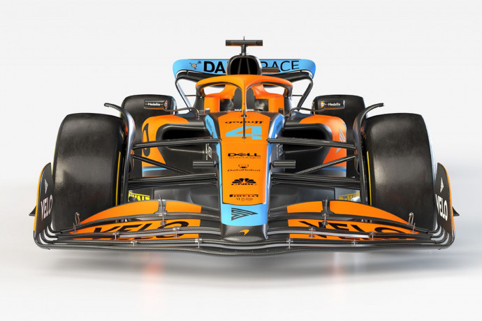 Furcsa platóval érkezett a 2022-es McLaren az F1-be