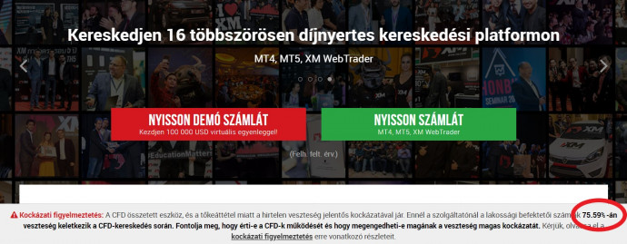 Ennél a szolgáltatónál még magasabb a veszteséges ügyfélszámlák aránya (lásd a jobb alsó sarokban)
