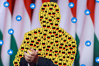 Orbán tapsol, a Facebook nevet