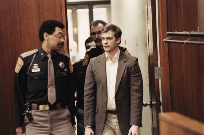 Jeffrey Dahmer a bíróság előtt – Fotó: Curt Borgwardt / Sygma / Getty Images