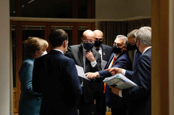 Viktor Orbán at the summit of EU heads of state on December 10, 2020 – Photo: Dario Pignatelli / European Union